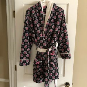 Patterned Fluffy Winter Robe